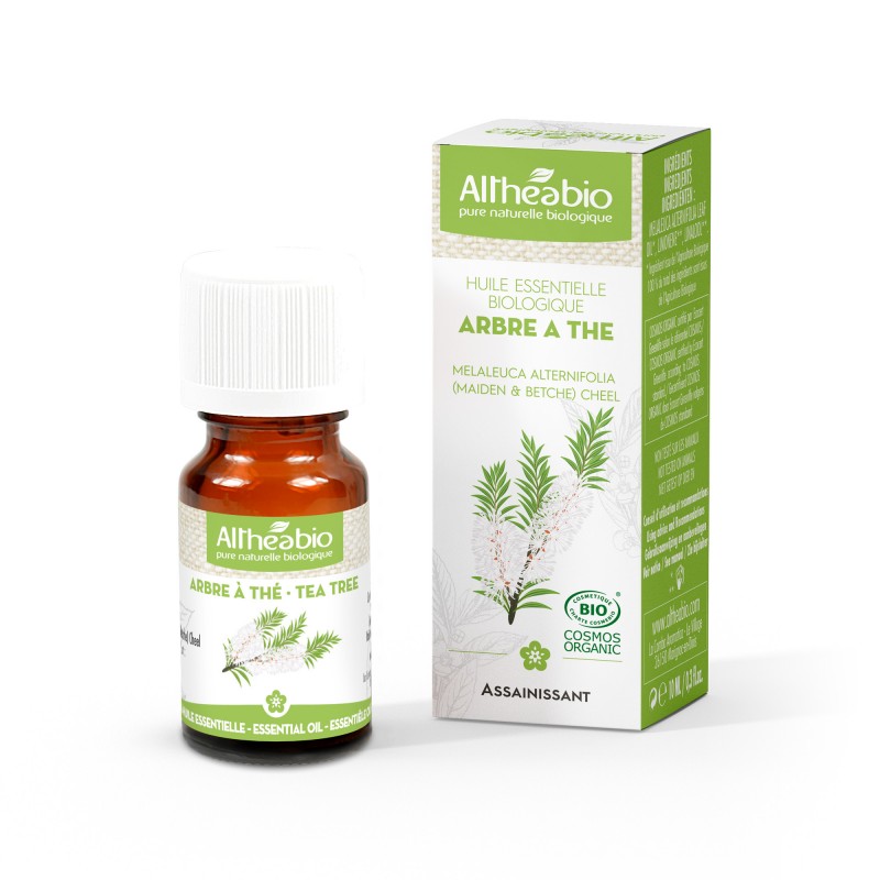 Huile essentielle de Tea-Tree arbre à thé bio 10ml Phytofrance  Herboristerie de paris défenses immunitaires