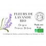 Sachet de fleurs de lavande Bio 